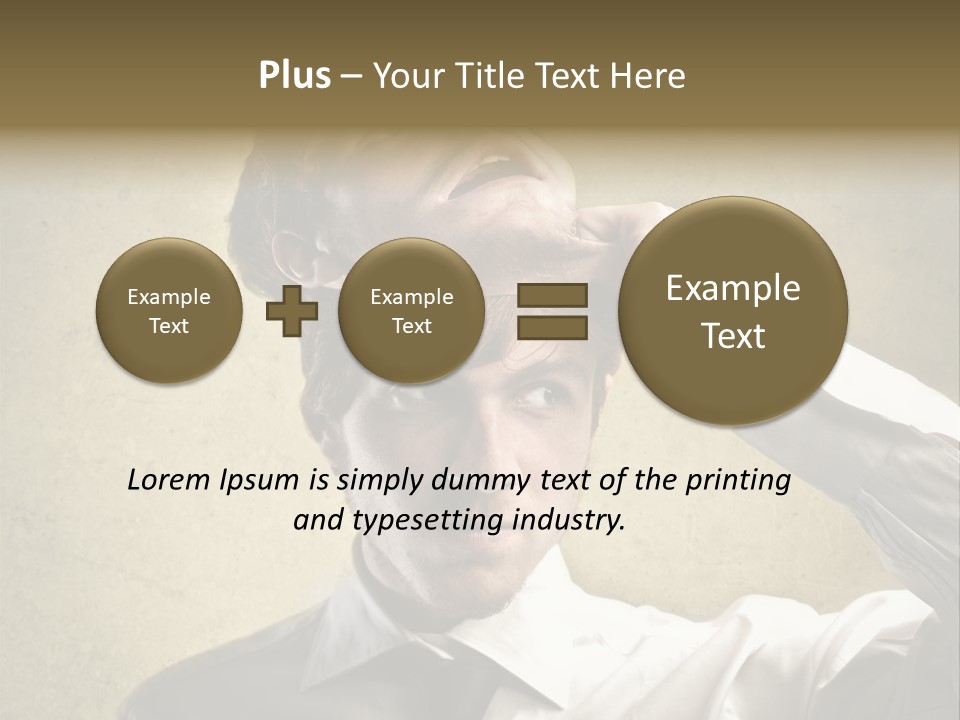 Mask Personality Bad PowerPoint Template