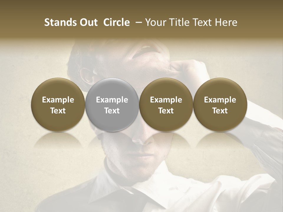 Mask Personality Bad PowerPoint Template