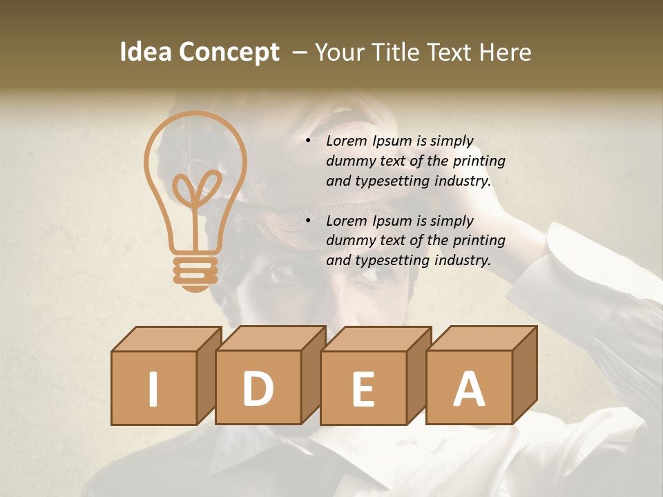 Mask Personality Bad PowerPoint Template