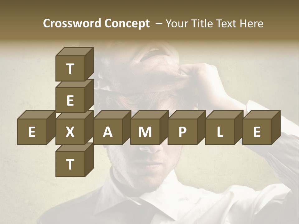 Mask Personality Bad PowerPoint Template