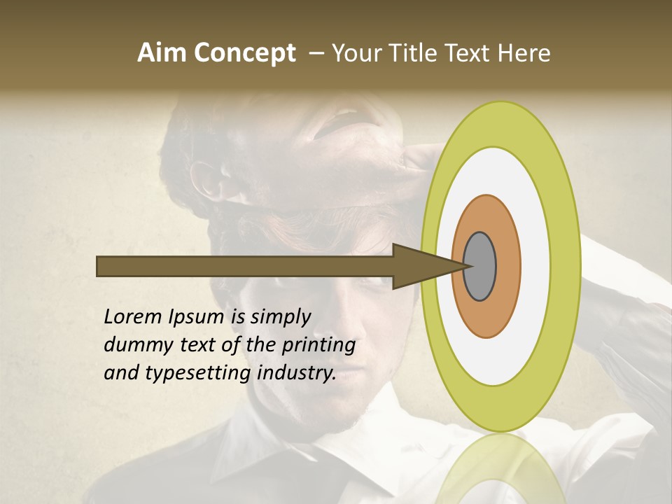 Mask Personality Bad PowerPoint Template