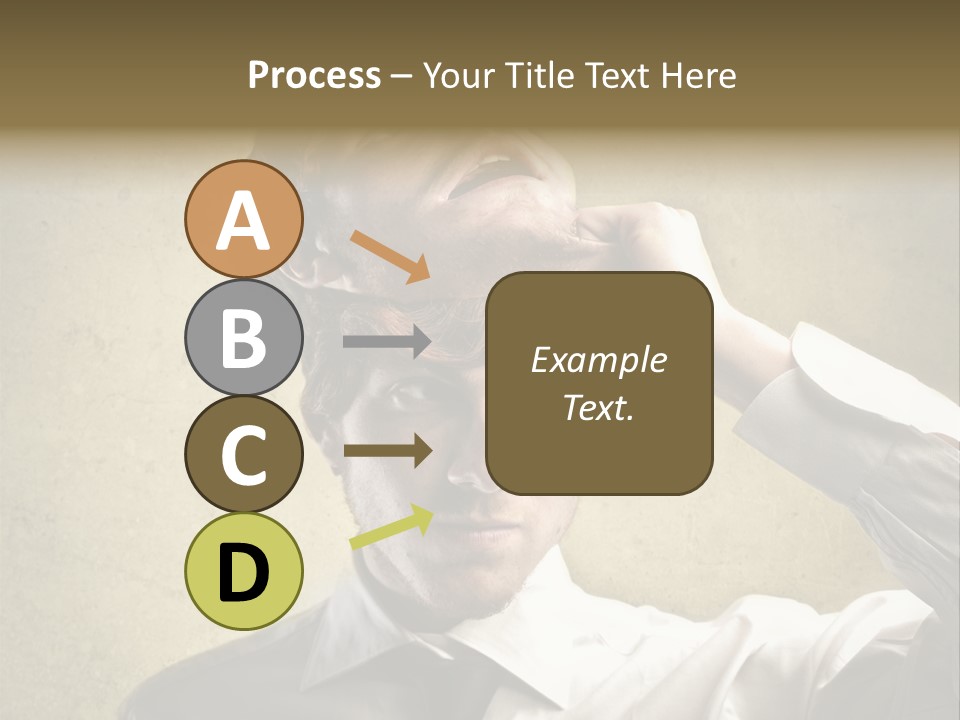 Mask Personality Bad PowerPoint Template