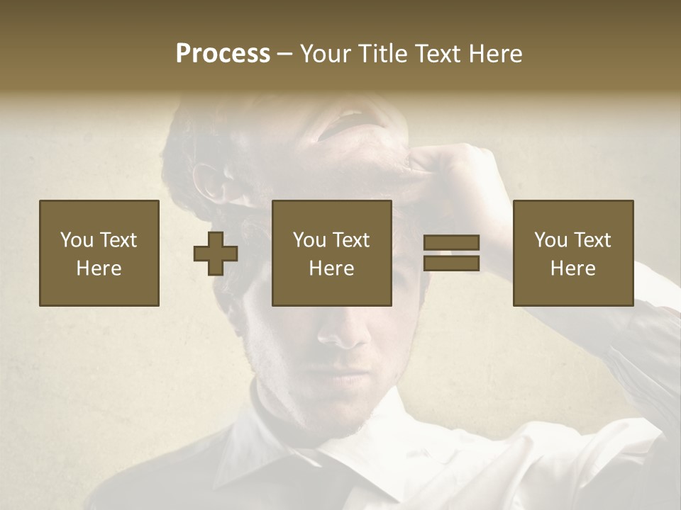 Mask Personality Bad PowerPoint Template