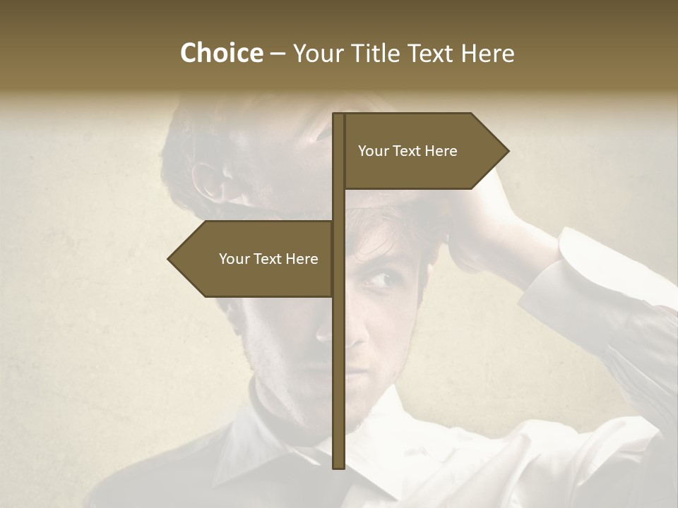 Mask Personality Bad PowerPoint Template