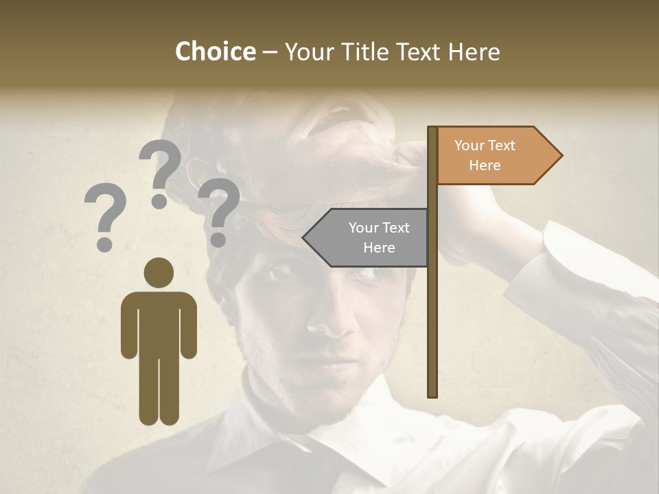 Mask Personality Bad PowerPoint Template