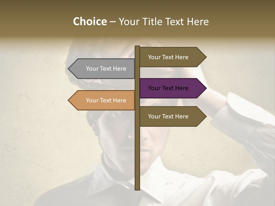 Mask Personality Bad PowerPoint Template