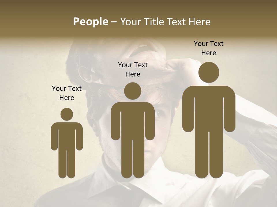 Mask Personality Bad PowerPoint Template