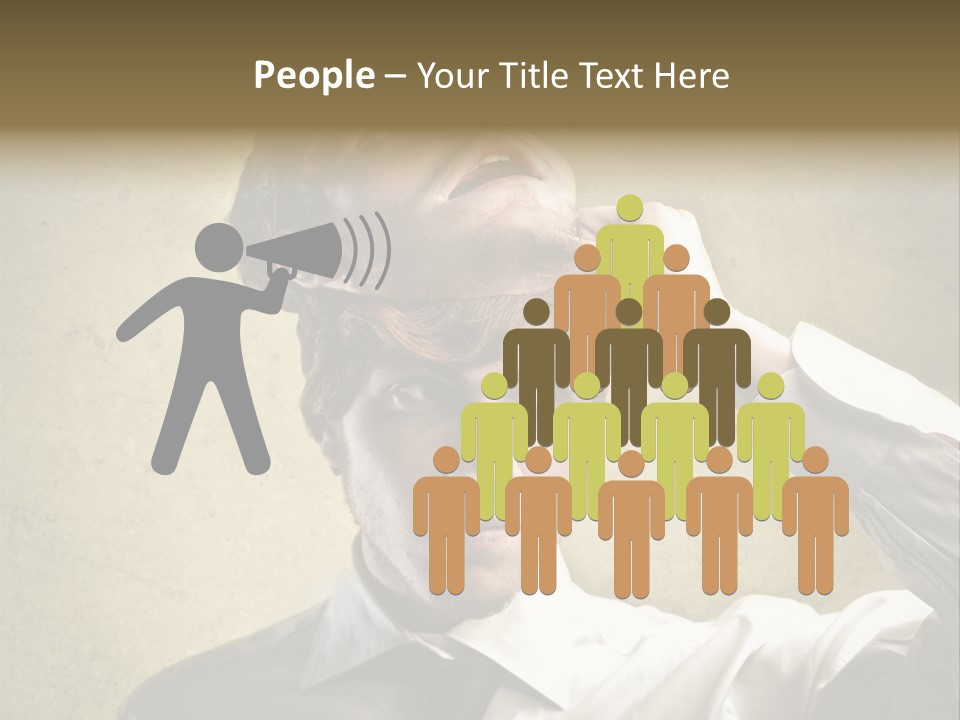 Mask Personality Bad PowerPoint Template