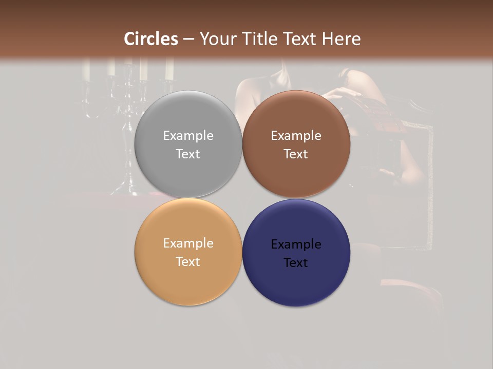 Sensual Caucasian Beautiful PowerPoint Template