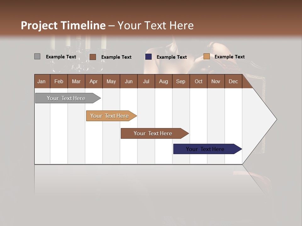 Sensual Caucasian Beautiful PowerPoint Template