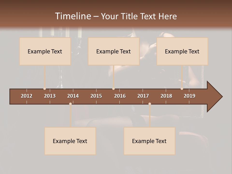 Sensual Caucasian Beautiful PowerPoint Template