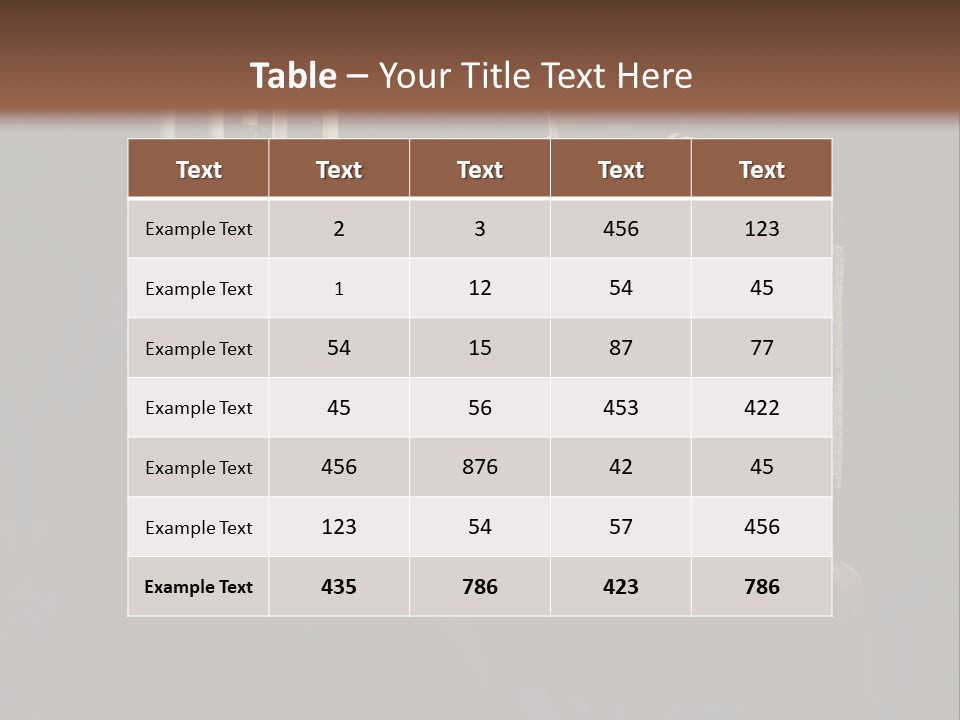 Sensual Caucasian Beautiful PowerPoint Template