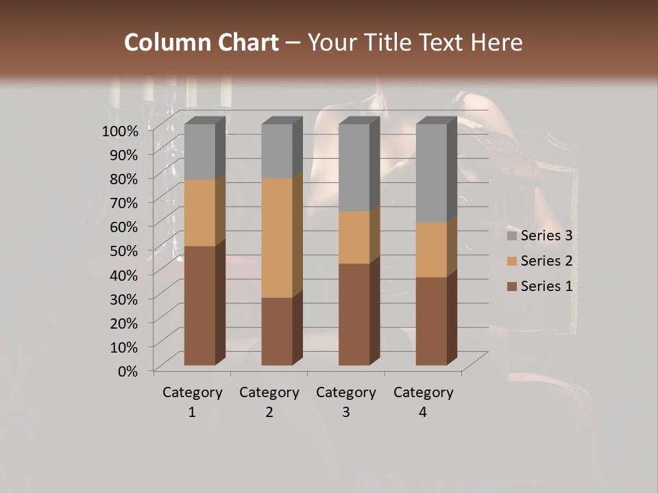 Sensual Caucasian Beautiful PowerPoint Template