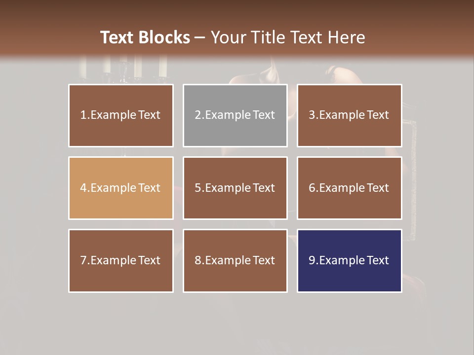 Sensual Caucasian Beautiful PowerPoint Template