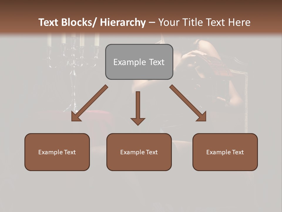 Sensual Caucasian Beautiful PowerPoint Template