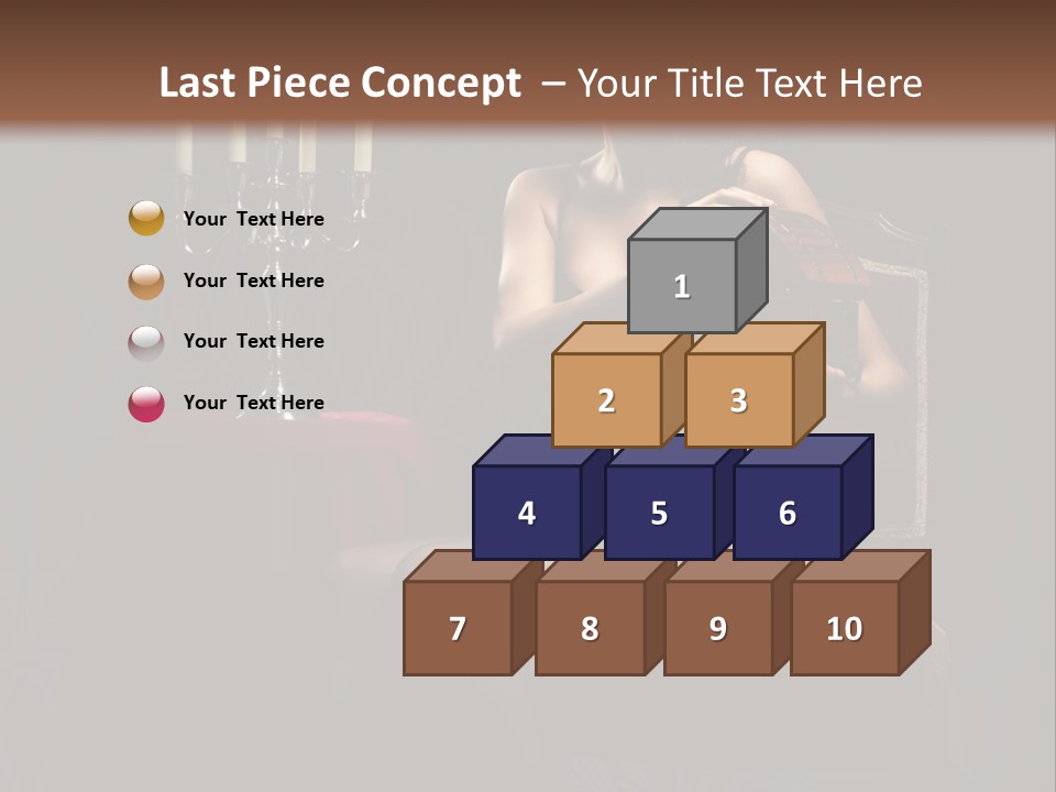 Sensual Caucasian Beautiful PowerPoint Template