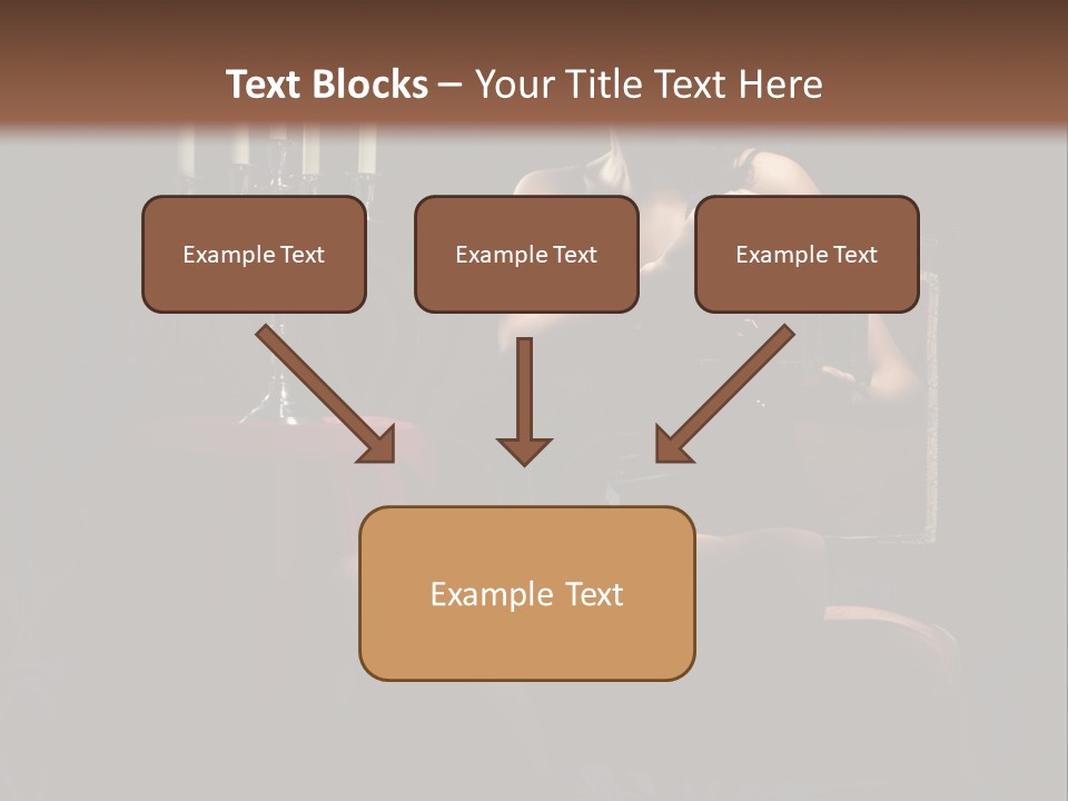 Sensual Caucasian Beautiful PowerPoint Template
