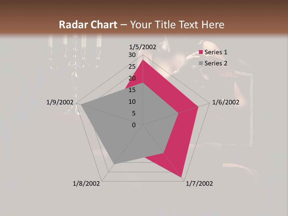 Sensual Caucasian Beautiful PowerPoint Template