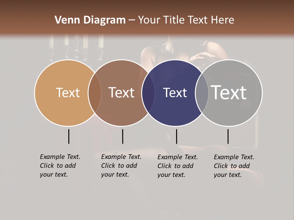 Sensual Caucasian Beautiful PowerPoint Template