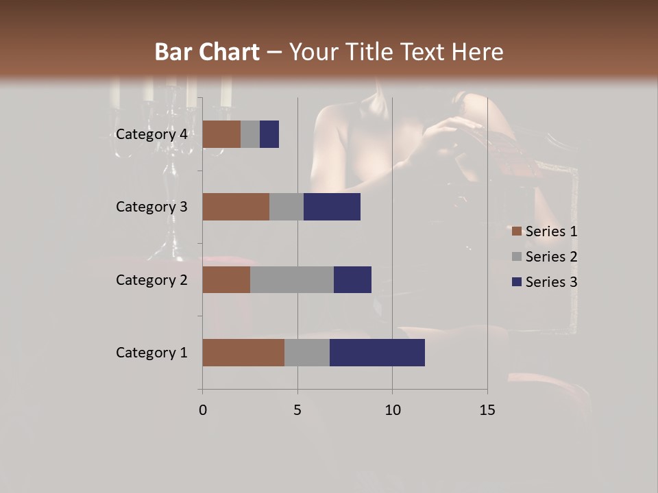 Sensual Caucasian Beautiful PowerPoint Template