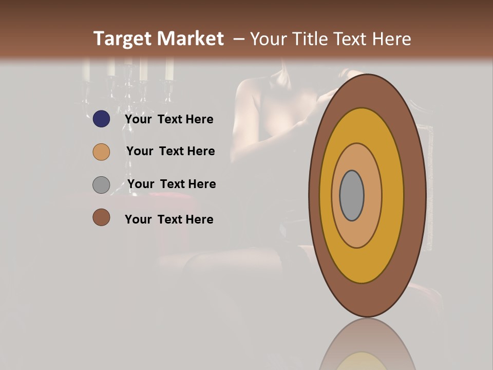 Sensual Caucasian Beautiful PowerPoint Template