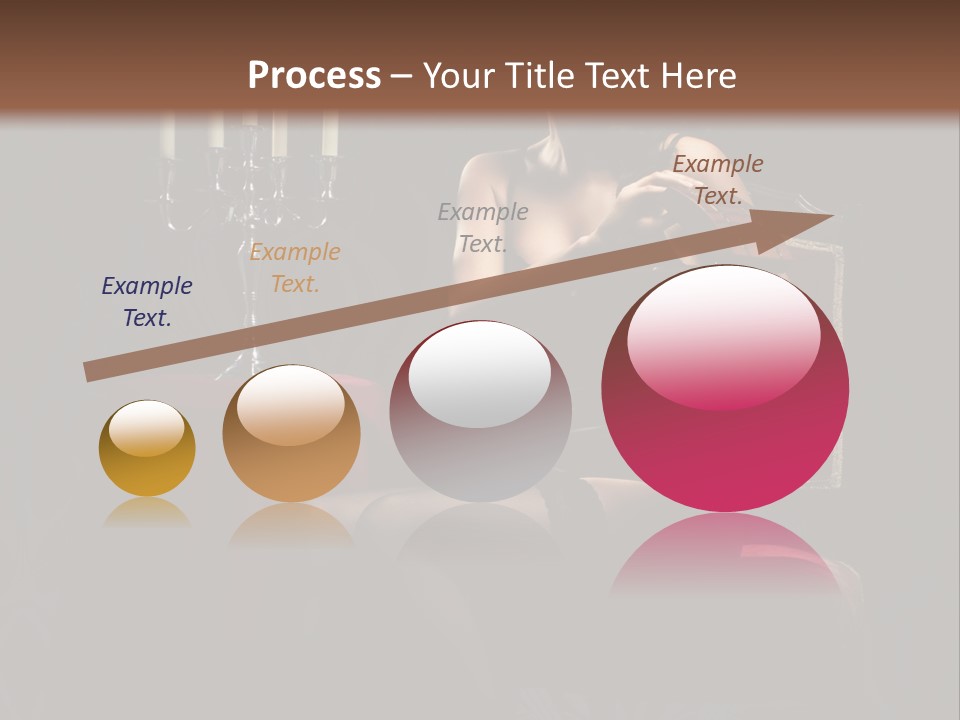 Sensual Caucasian Beautiful PowerPoint Template