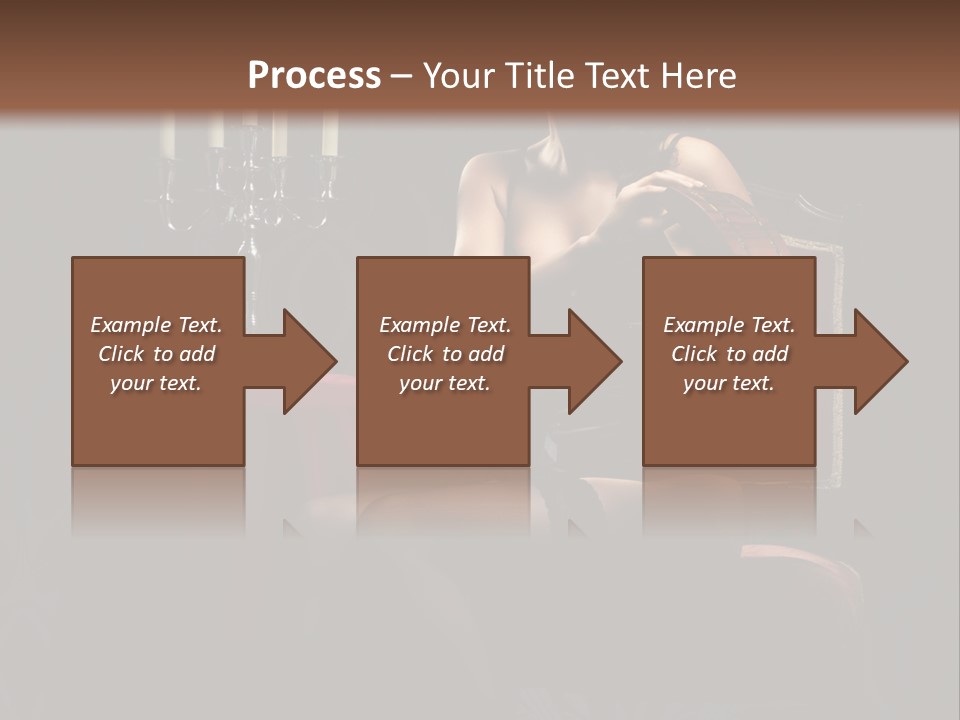 Sensual Caucasian Beautiful PowerPoint Template