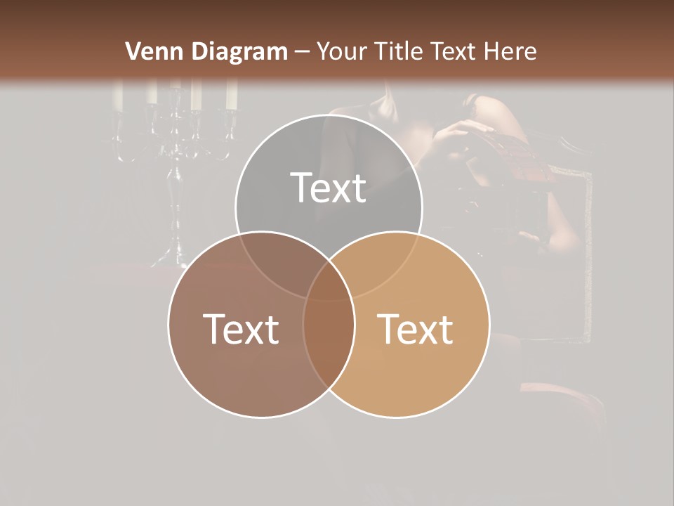 Sensual Caucasian Beautiful PowerPoint Template