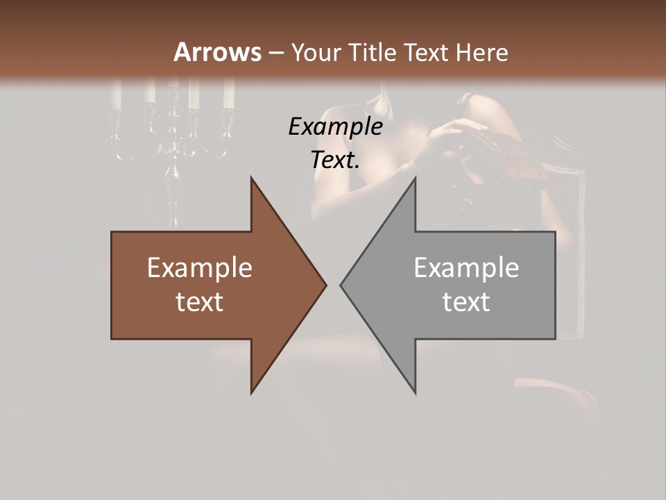 Sensual Caucasian Beautiful PowerPoint Template