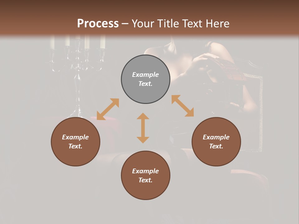 Sensual Caucasian Beautiful PowerPoint Template