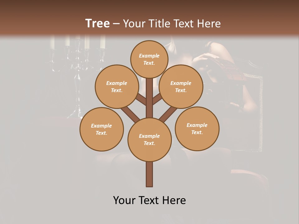 Sensual Caucasian Beautiful PowerPoint Template