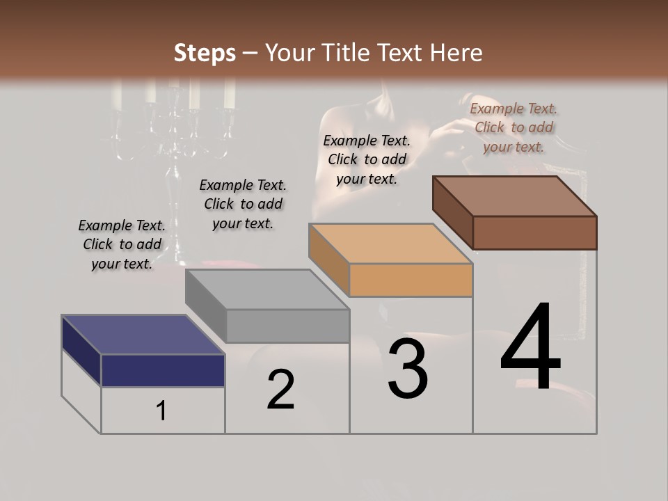 Sensual Caucasian Beautiful PowerPoint Template