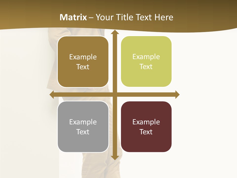 Full Body Board Message PowerPoint Template