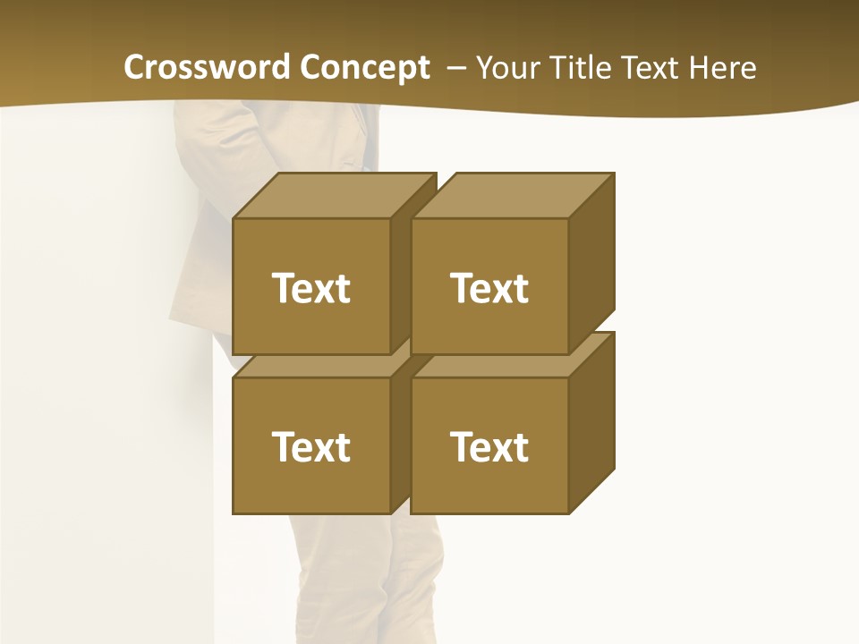 Full Body Board Message PowerPoint Template