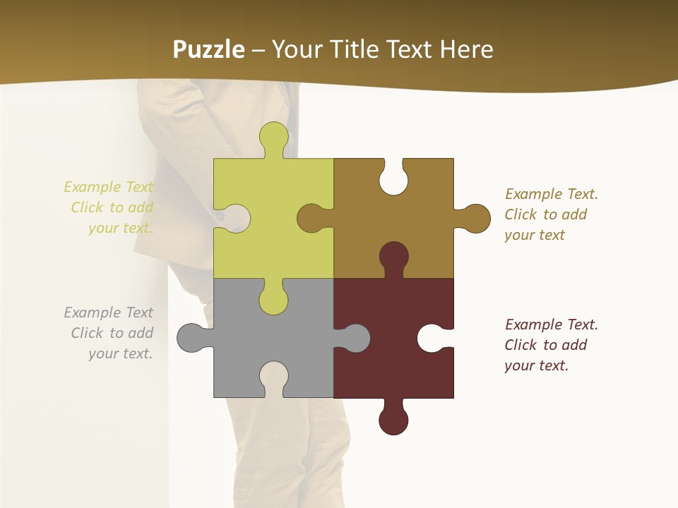 Full Body Board Message PowerPoint Template