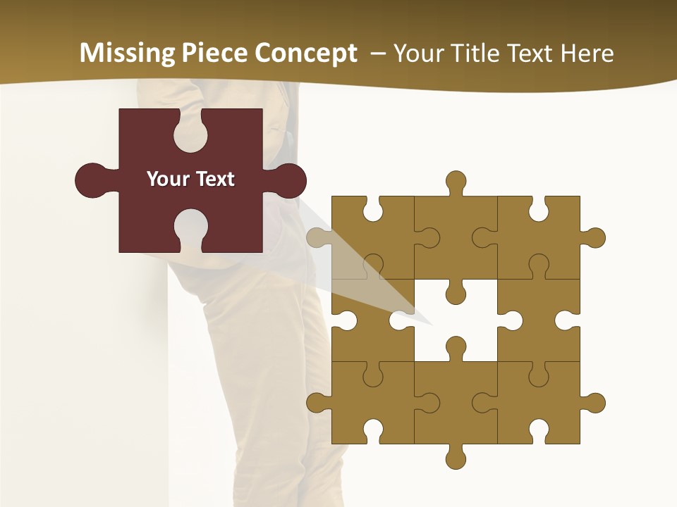 Full Body Board Message PowerPoint Template