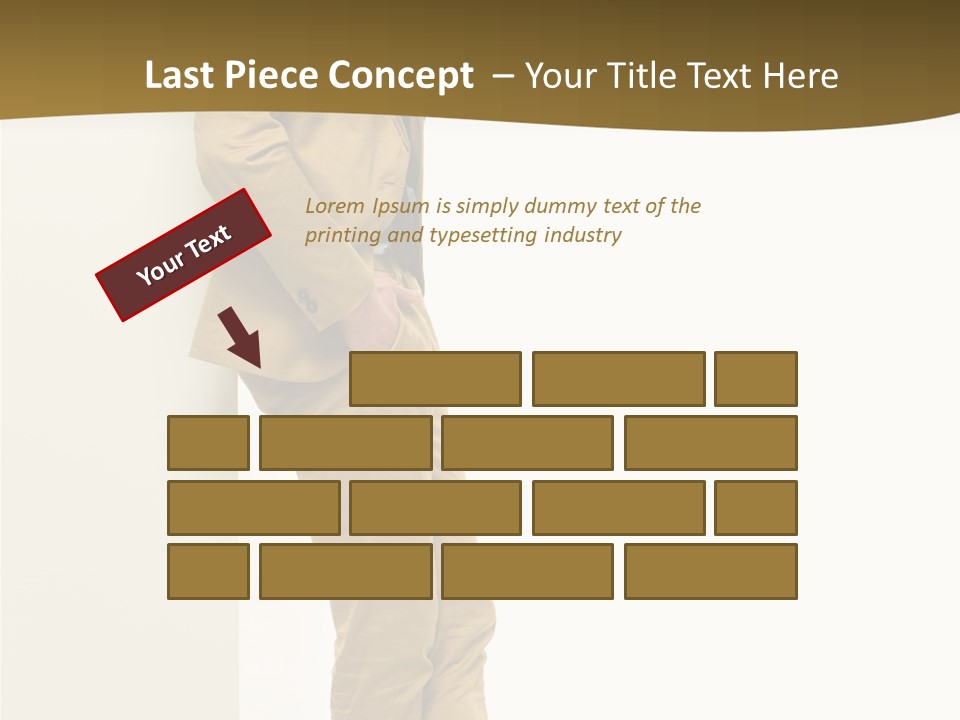 Full Body Board Message PowerPoint Template