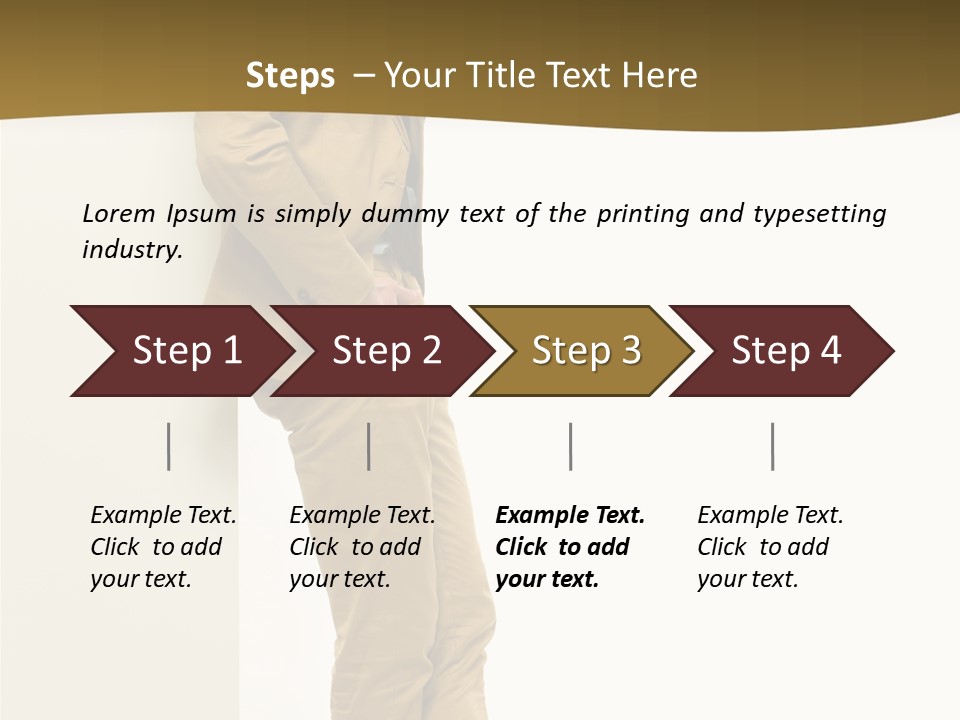 Full Body Board Message PowerPoint Template