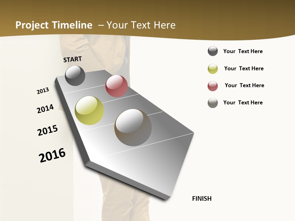Full Body Board Message PowerPoint Template