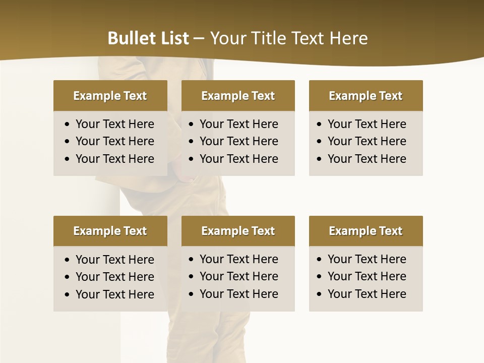 Full Body Board Message PowerPoint Template