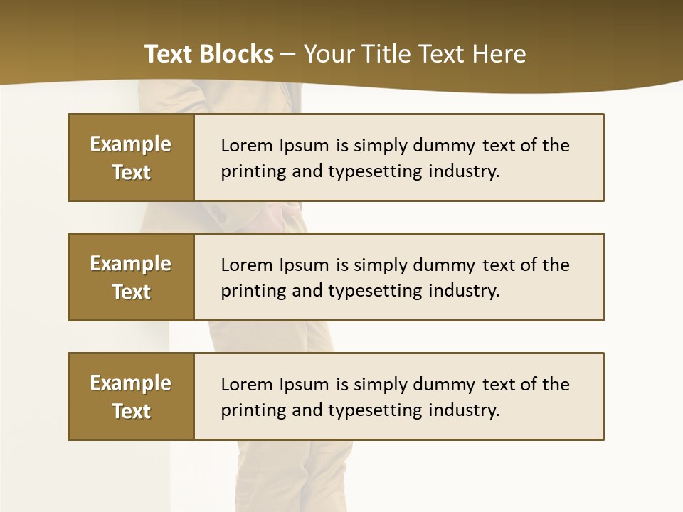 Full Body Board Message PowerPoint Template