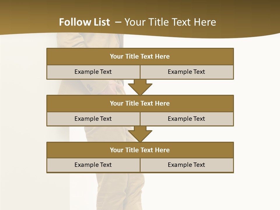 Full Body Board Message PowerPoint Template