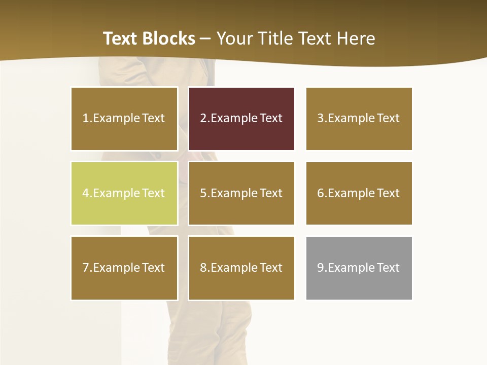 Full Body Board Message PowerPoint Template