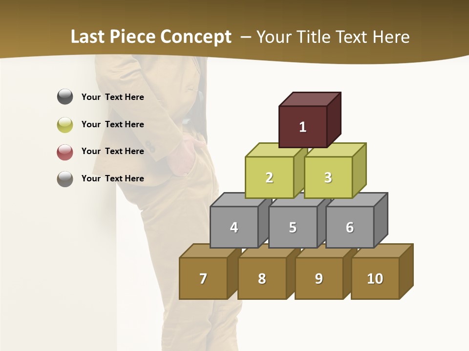 Full Body Board Message PowerPoint Template