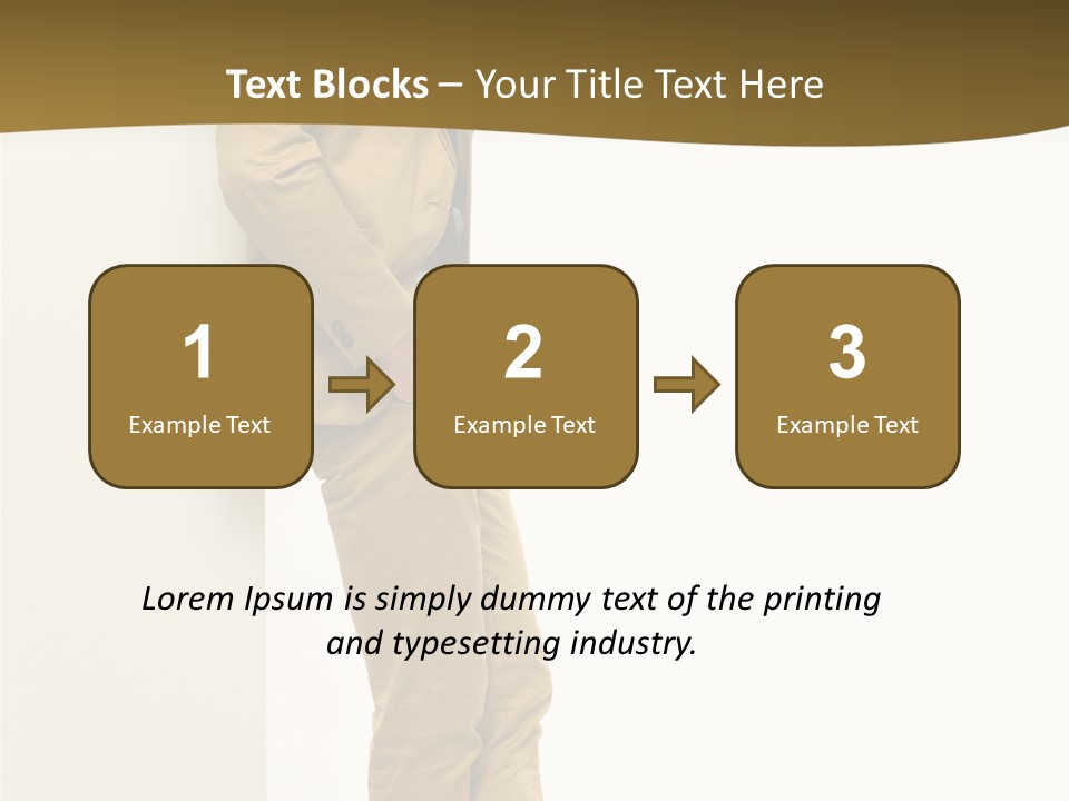 Full Body Board Message PowerPoint Template