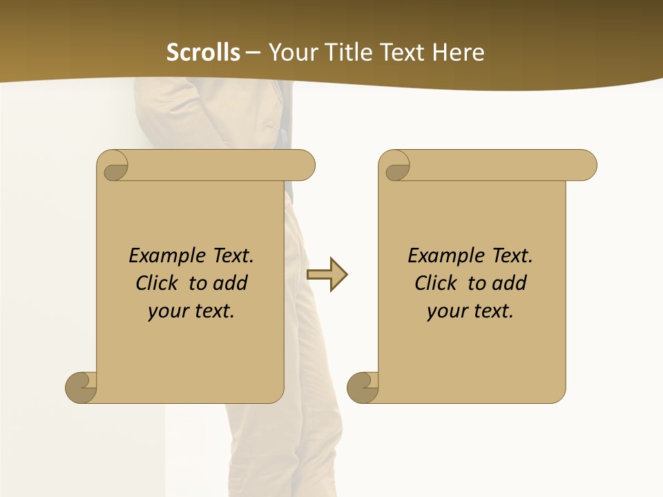 Full Body Board Message PowerPoint Template