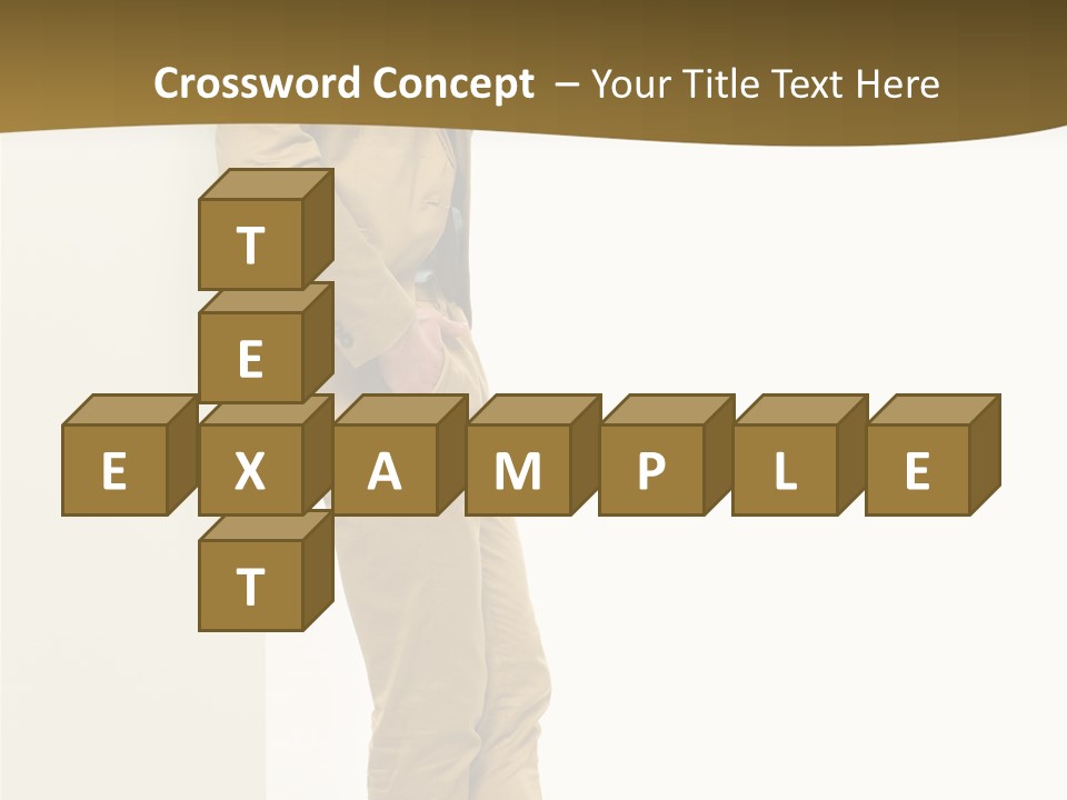 Full Body Board Message PowerPoint Template