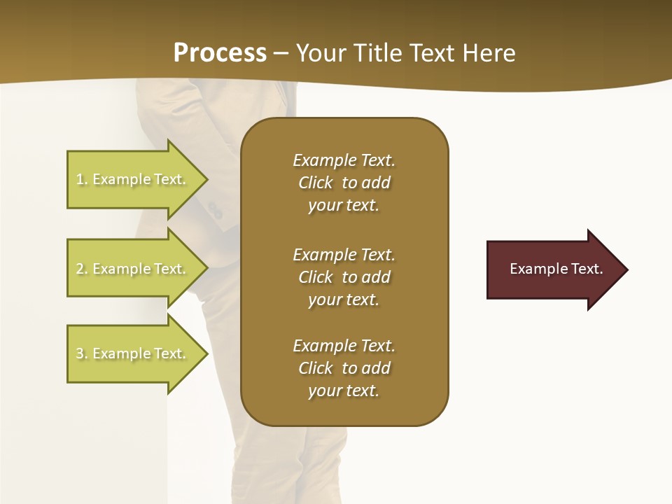 Full Body Board Message PowerPoint Template