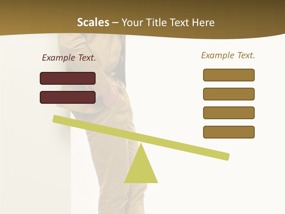 Full Body Board Message PowerPoint Template