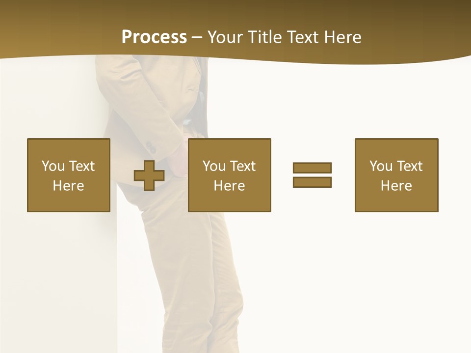 Full Body Board Message PowerPoint Template